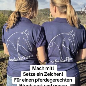 "Stimme für die Pferde" Poloshirt
